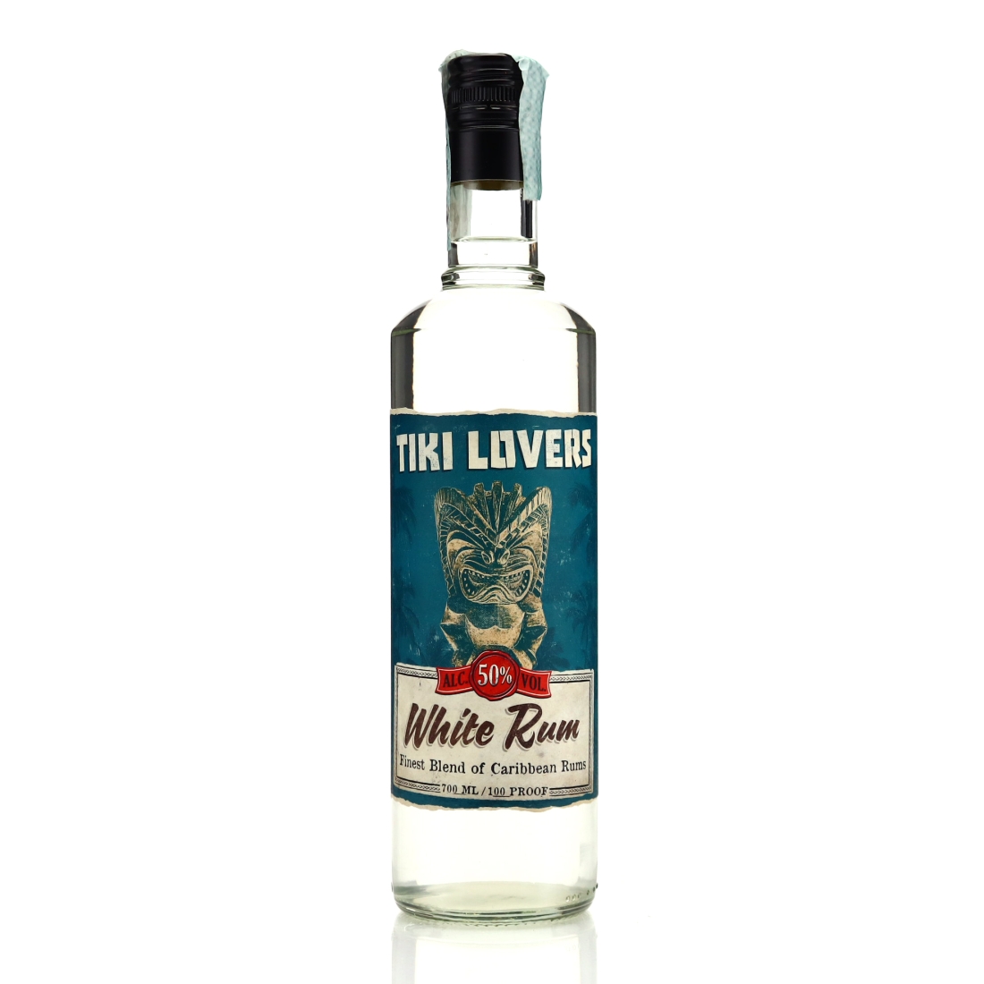 Tiki-Lovers Caribbean White Rum 50%