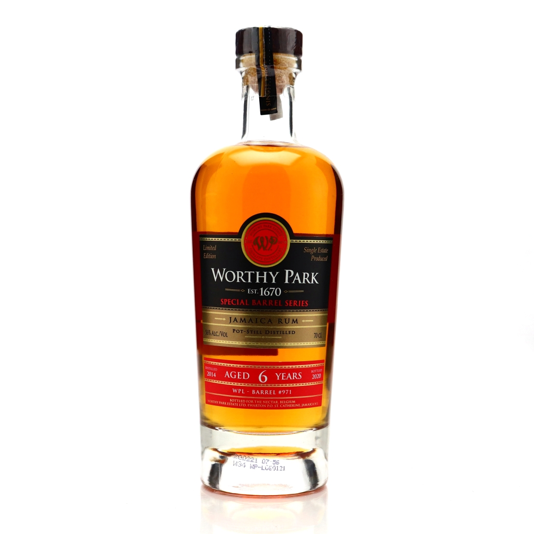 Worthy Park WPL 2014 Single Cask 6 Year Old #971 / The Nectar