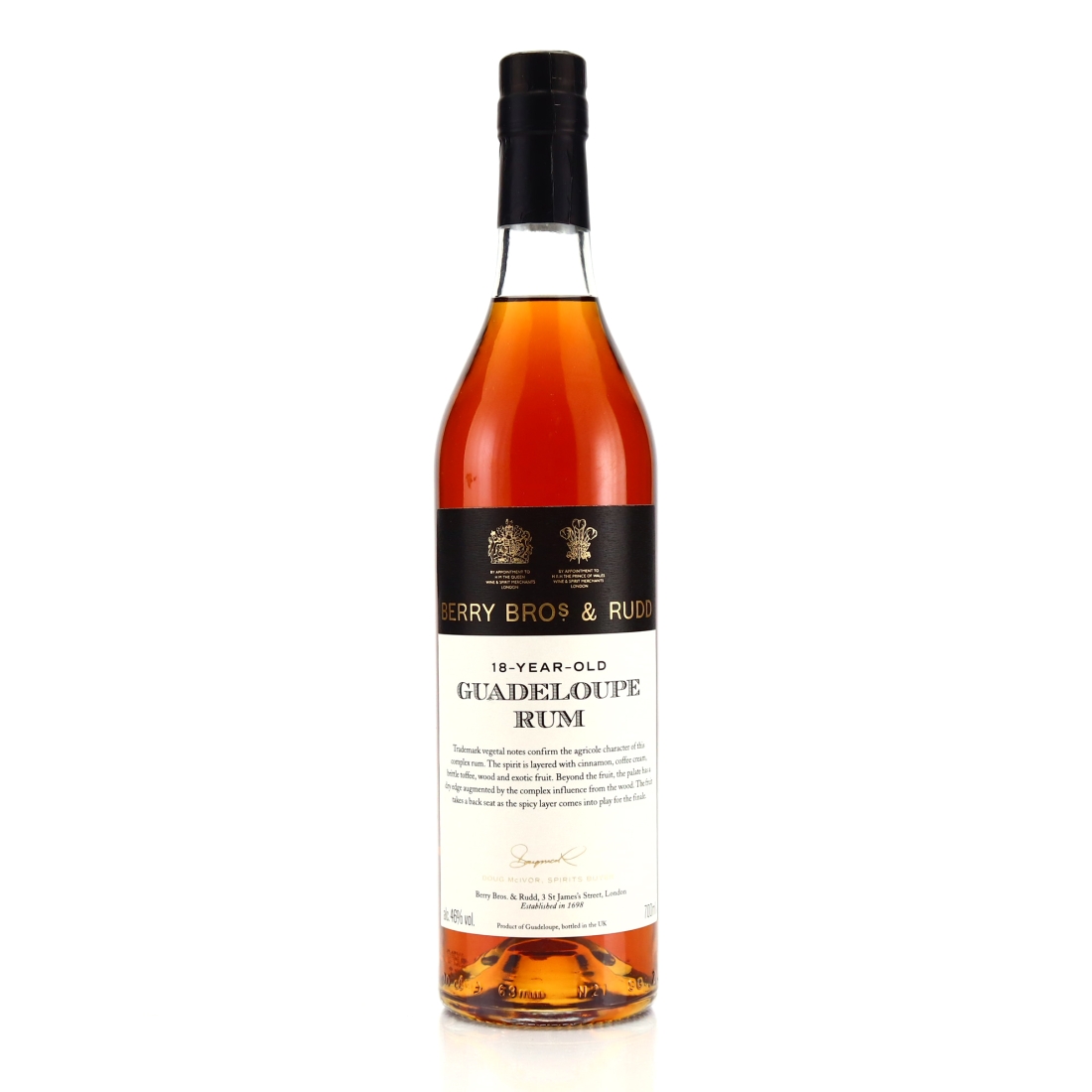 Guadeloupe Rum 18 Year Old Berry Brothers and Rudd