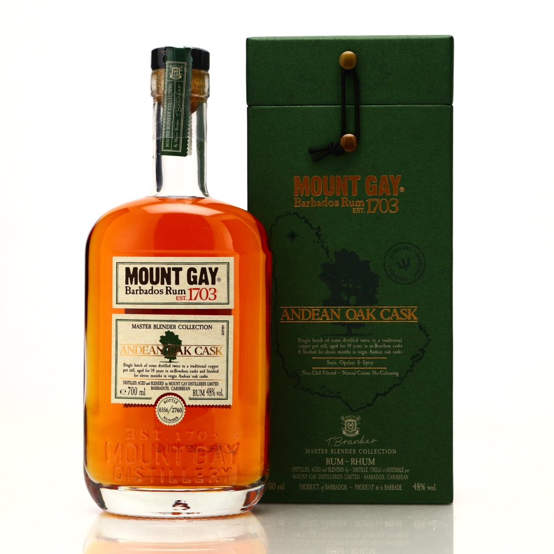 Mount Gay 14 Year Old Master Blender Collection  / Andean Oak Cask