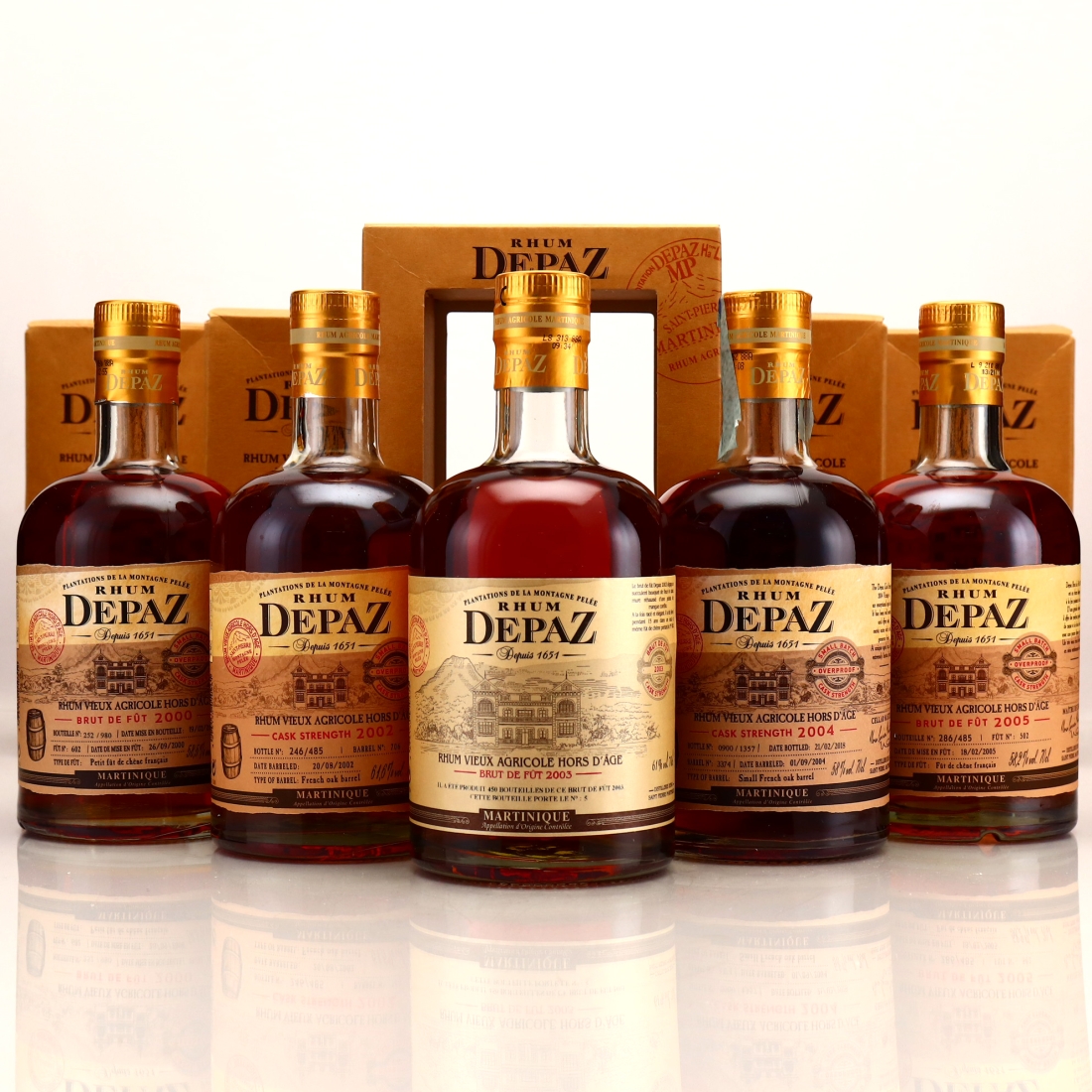 Depaz Brut de Fut 5 x 70cl