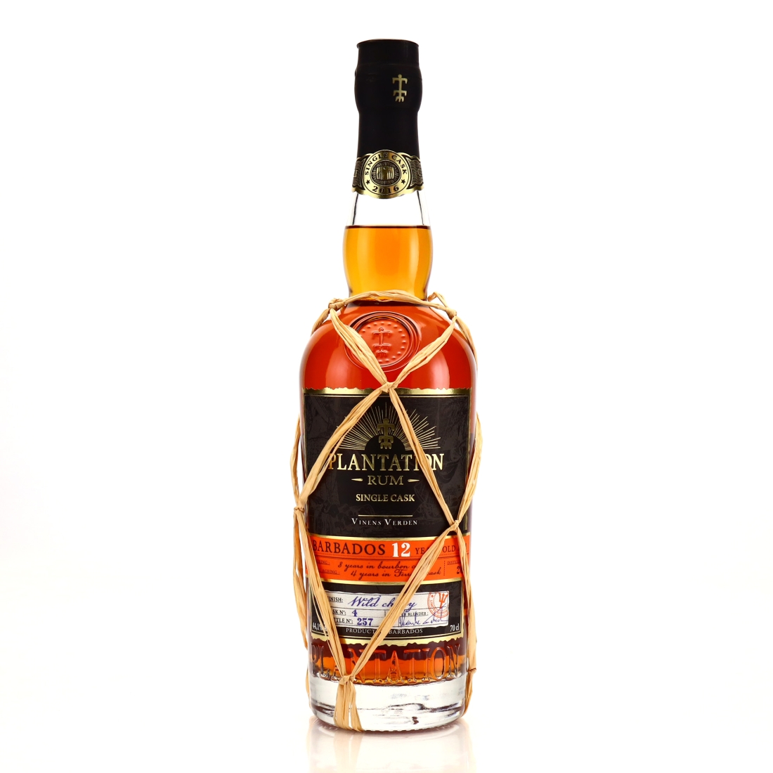 Barbados Rum 2003 Plantation 12 Year Old Single Wild Cherry Cask Finish #4 / Vinens Verden