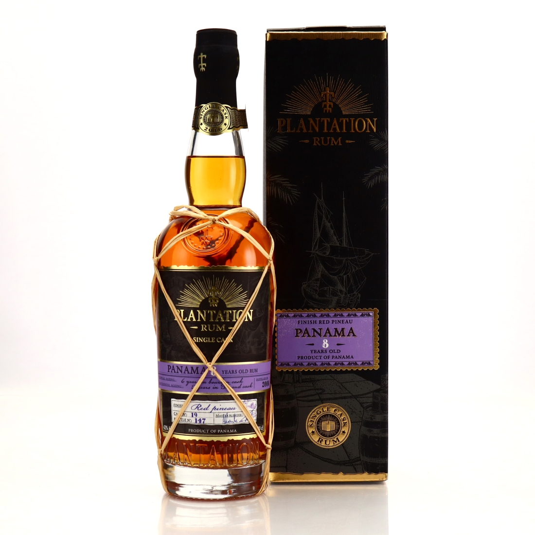 Panama Rum 2008 Plantation 8 Year Old Single Red Pineau Cask Finish #19