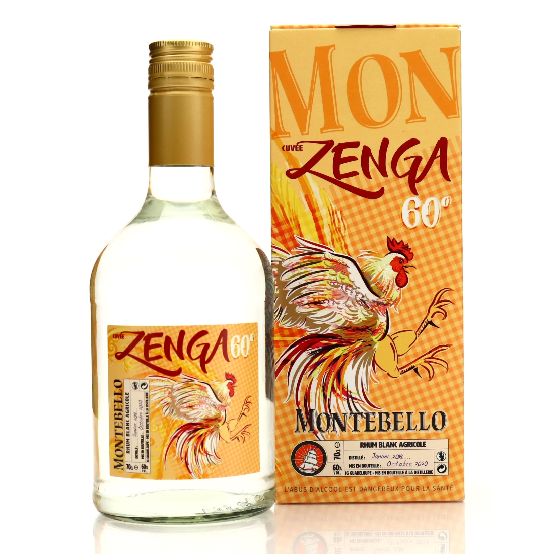 Montebello 2019 Zenga 60° Rhum Blanc 