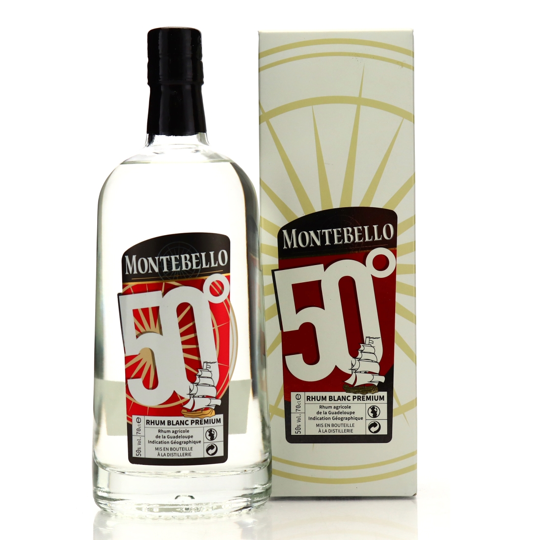 Montebello Rhum Blanc Premium 50° 