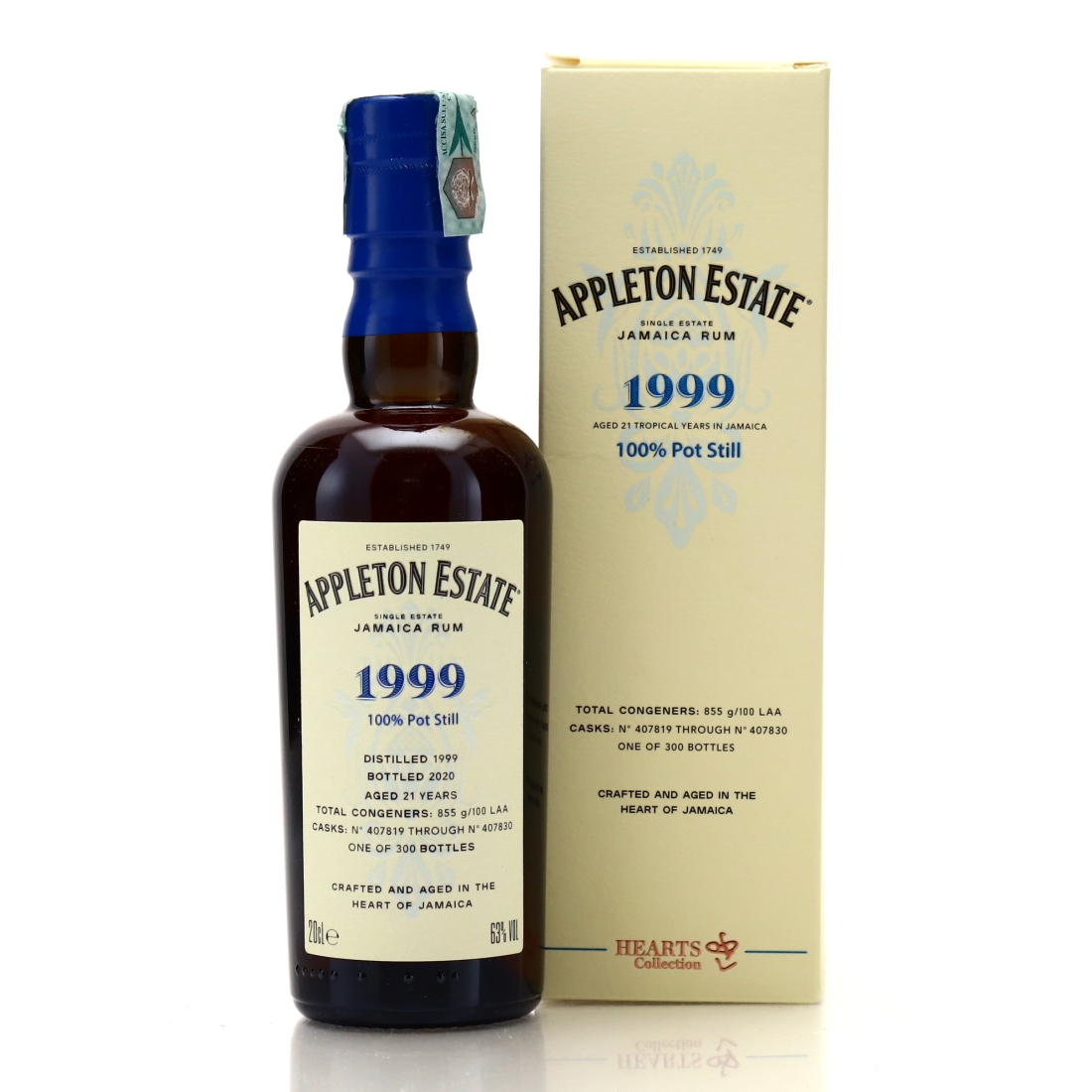 Appleton Estate 1999 Velier 21 Year Old / Hearts Collection 20cl