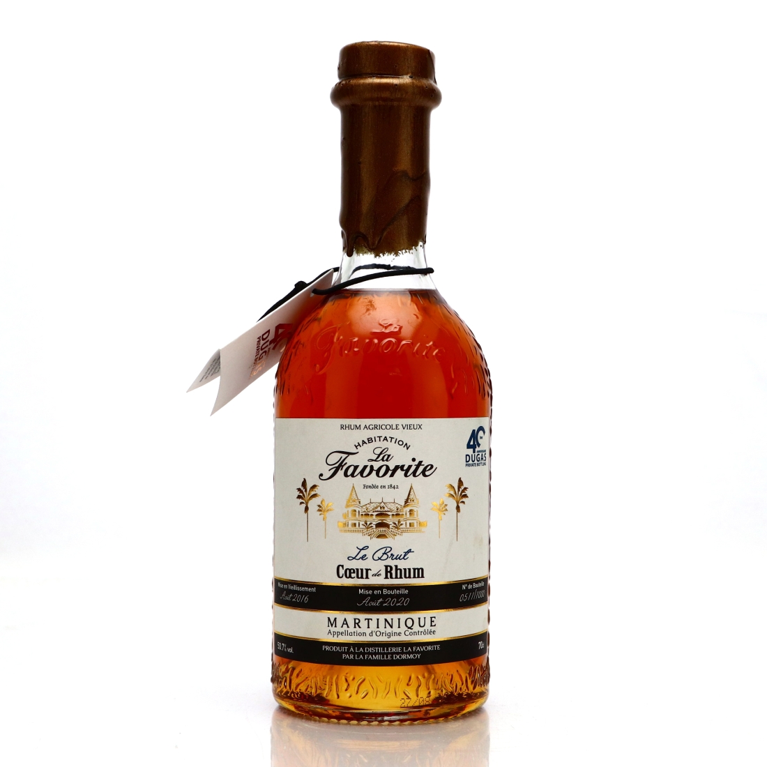 La Favorite 2016 Le Brut Coeur de Rhum / Societe Dugas 40th Anniversary