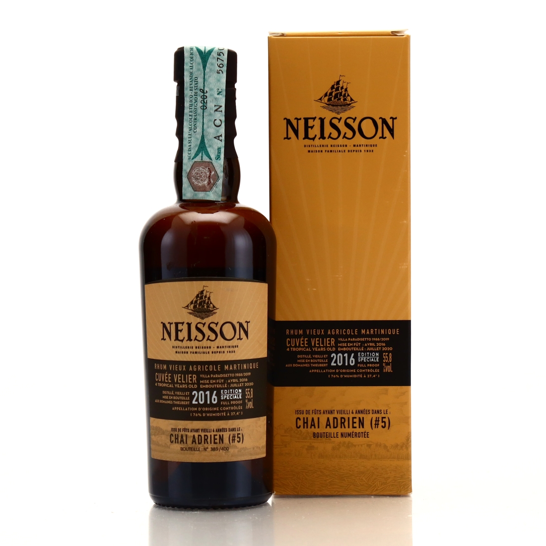Neisson 2016 Velier 4 Year Old Chai Adrien 20cl