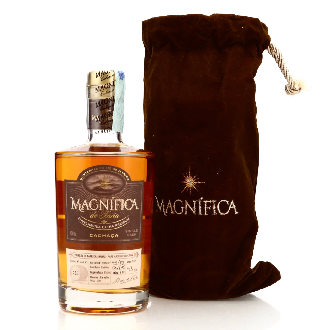 Magnifica de Faria 2005 Single Cask Cachaça #D36
