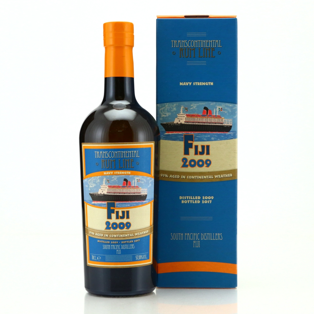 South Pacific 2009 Transcontinental Rum Line #13 Navy Strength