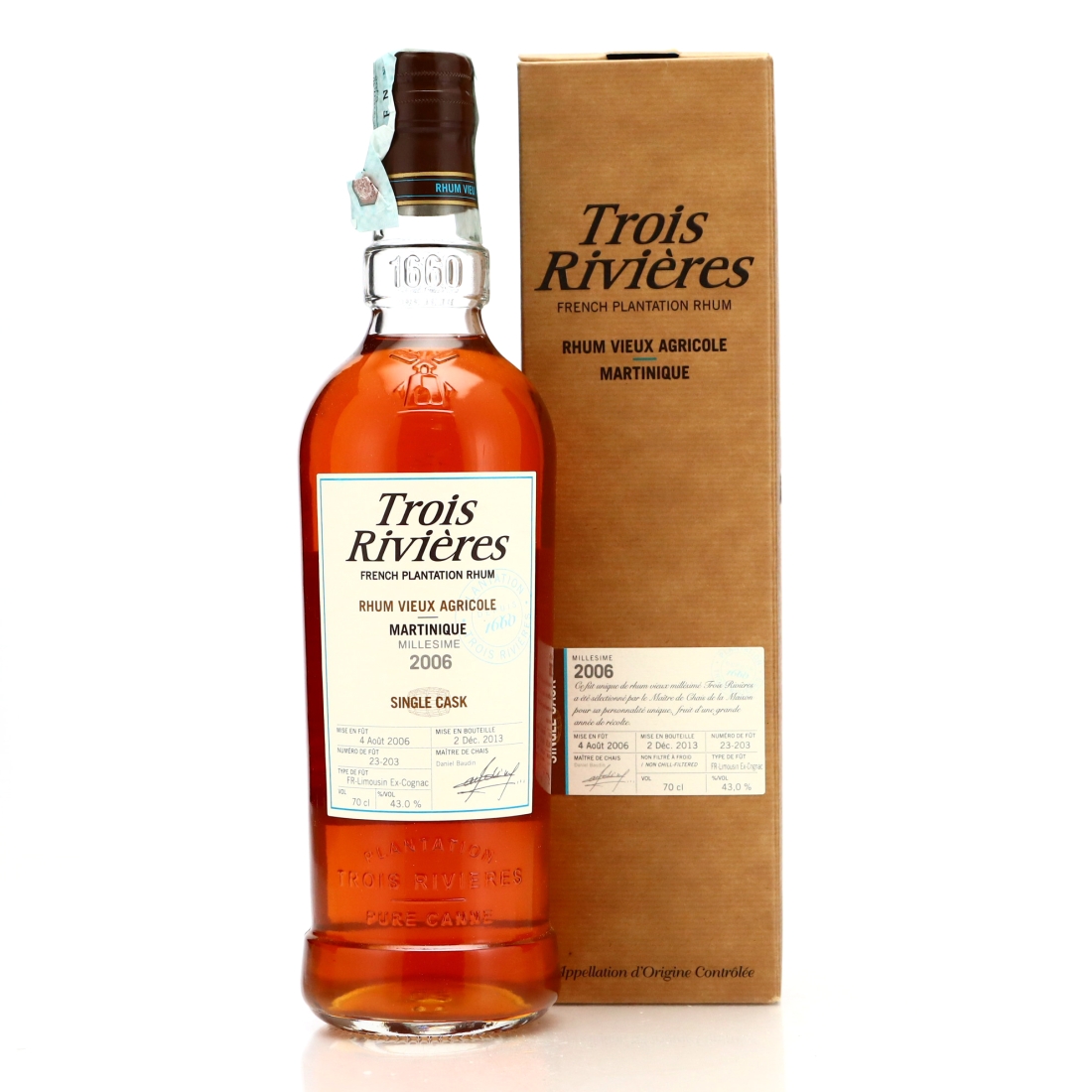 Trois Rivieres 2006 Single Cognac Cask #23-203