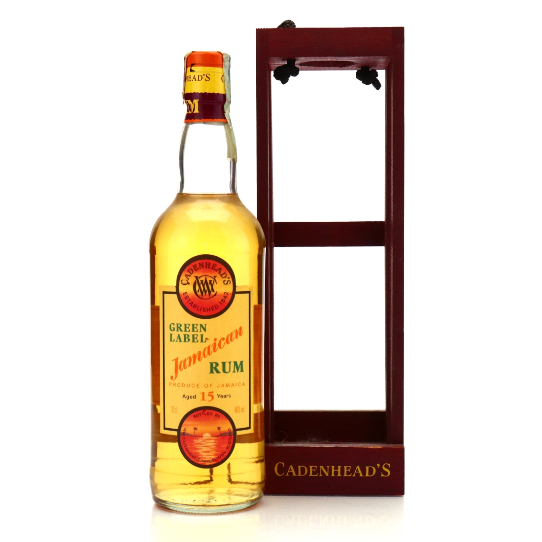 Jamaica Rum 15 Year Old Cadenhead's Green Label