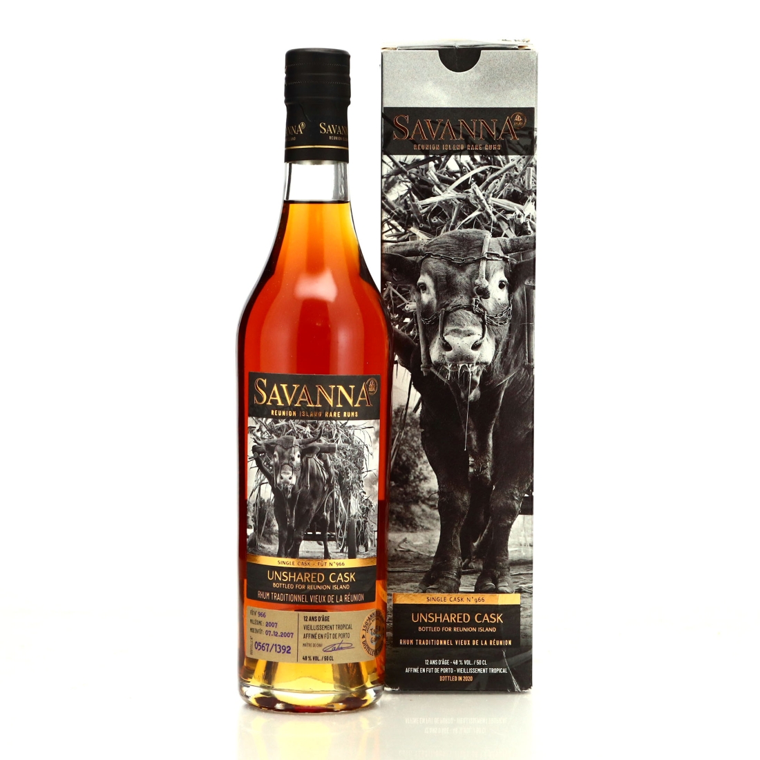Savanna Traditionnel 2007 Single Port Cask 12 Year Old #966 50cl / 150th Anniversary