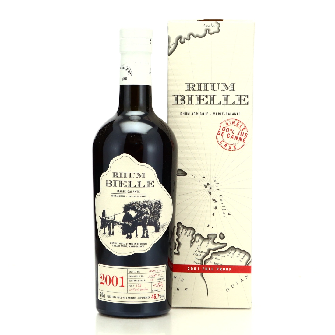Bielle 2001 Single Cask 14 Year Old #268 / Juul's Vin & Spiritus