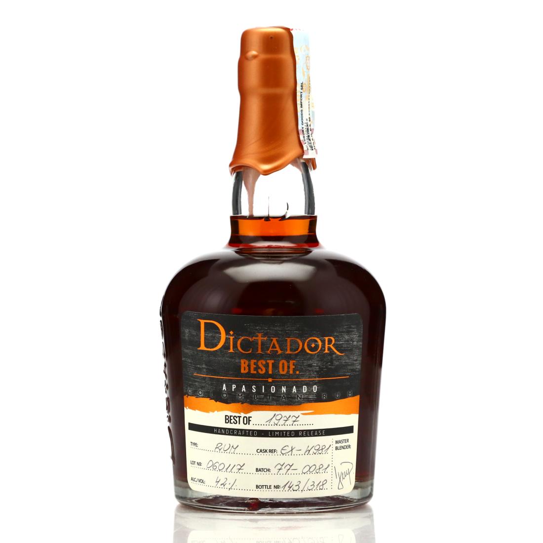 Image for Dictador Best of 1977 40 Year Old Batch #81