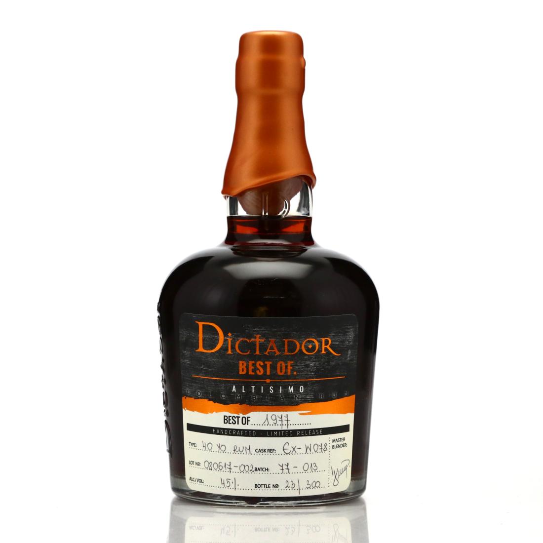 Dictador Best of 1977 40 Year Old Batch #013