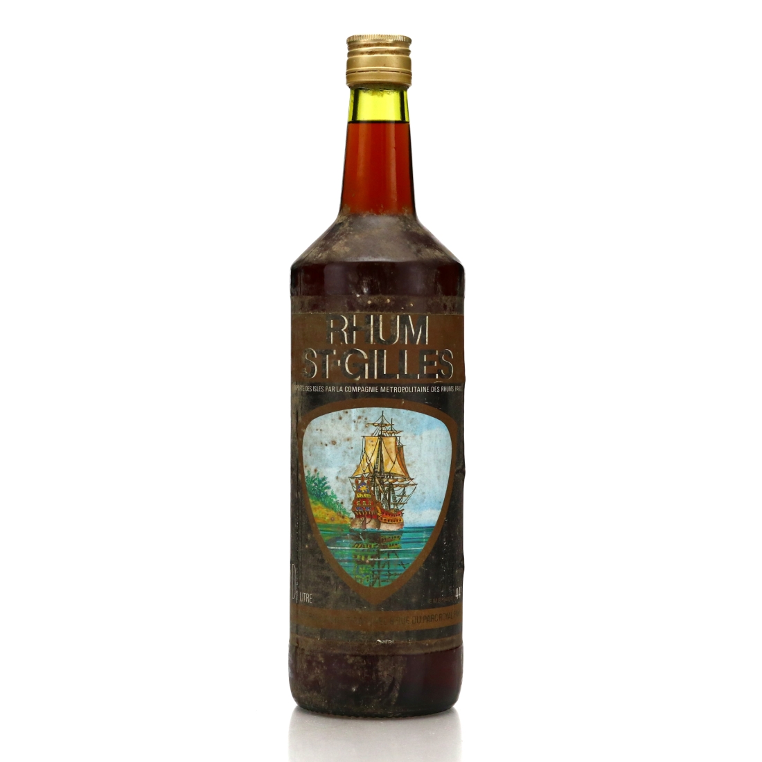 St Gilles Rhum 1 Litre 1970s