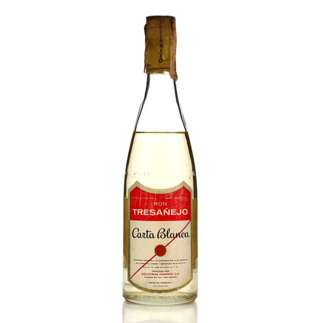 Ron Tresanejo Carta Blanca 1960s