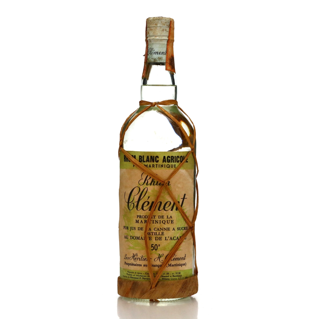 Clement Rhum Blanc 1970s / Ferraretto Import