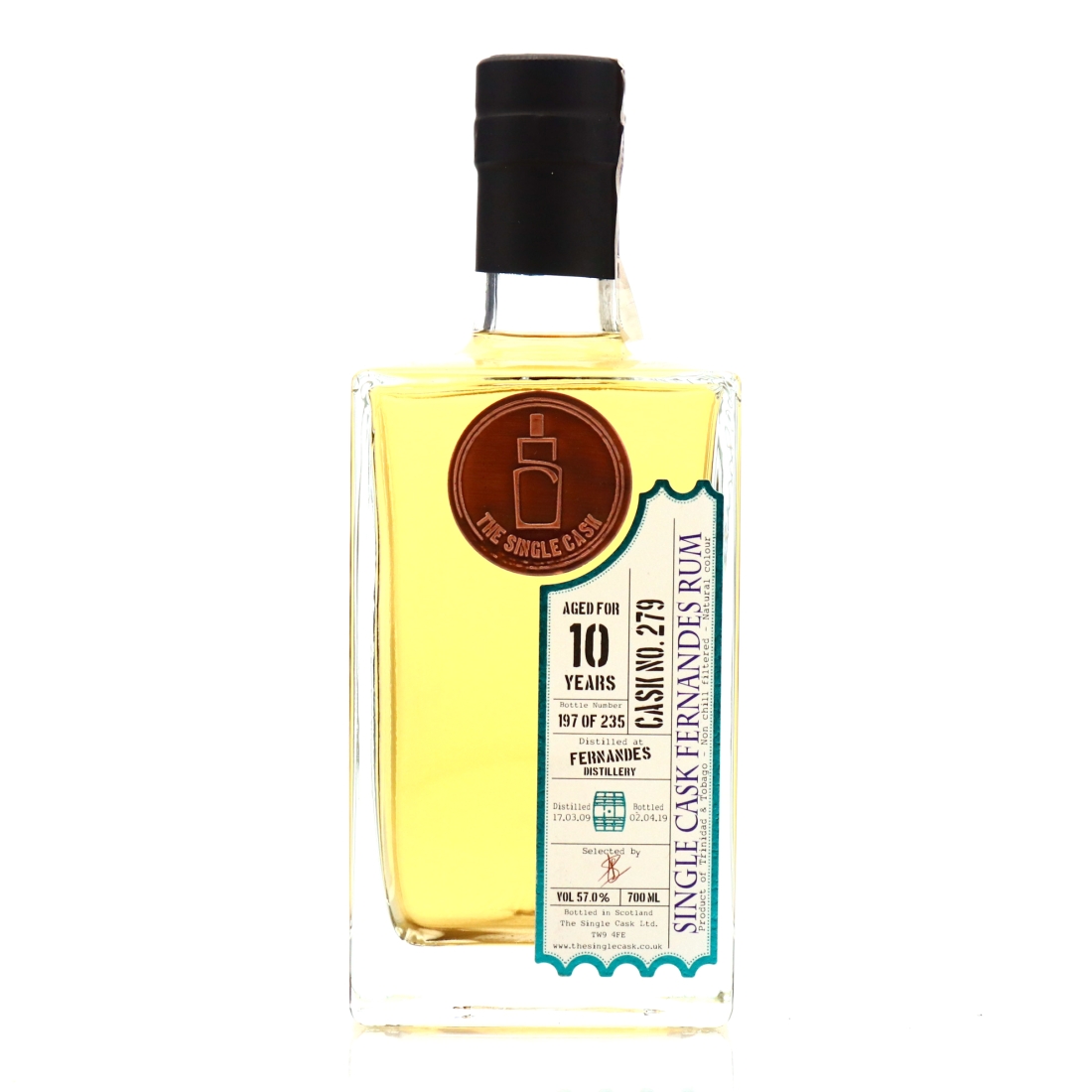 Fernandes 2009 The Single Cask 10 Year Old Cask No. 279