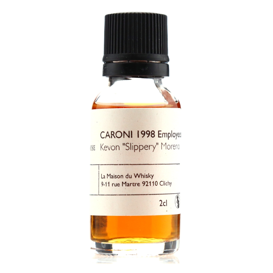 Caroni 1998 Velier 21 Year Old Full Proof Heavy Sample / Kevon 'Slippery' Moreno 