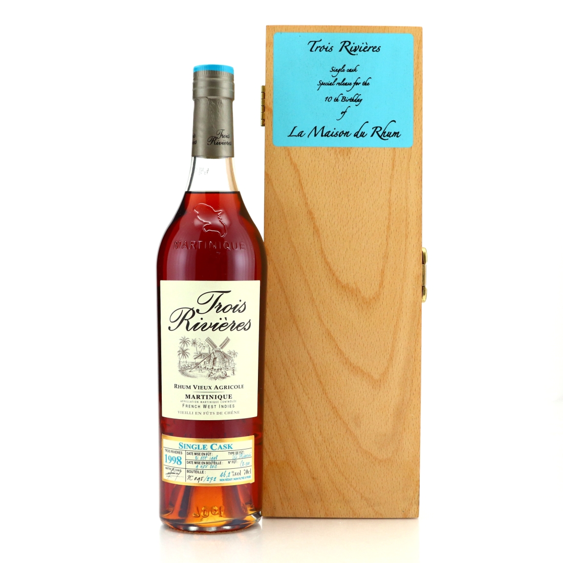 Trois Rivieres 1998 Single Cask #C8-200 / La Maison du Rhum 10th Birthday