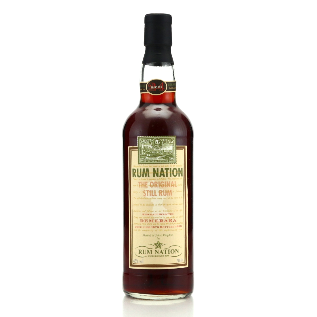 Demerara Rum 1975 Rum Nation 24 Year Old Original Still
