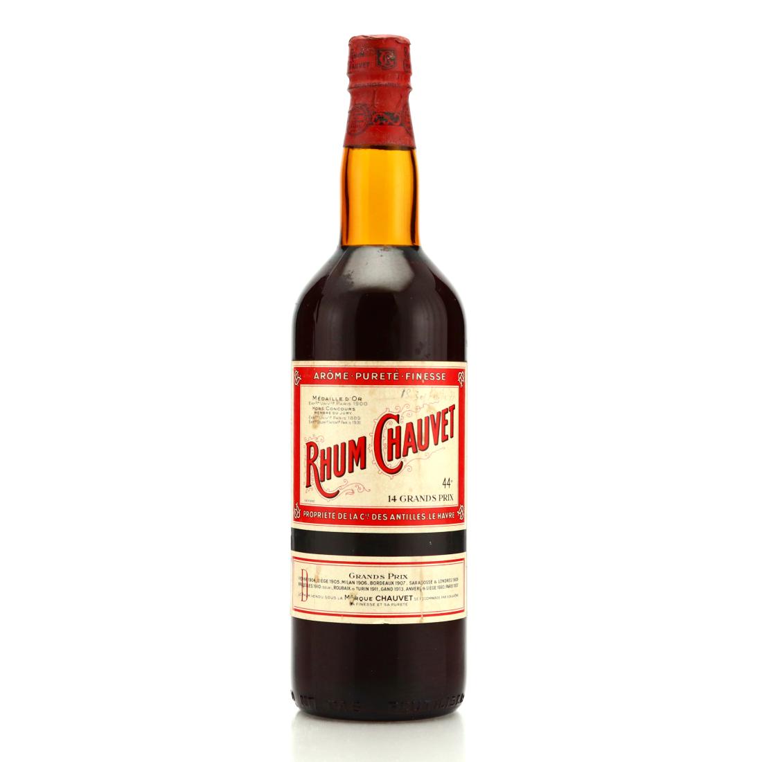 Rhum Chauvet 98cl circa 1940s