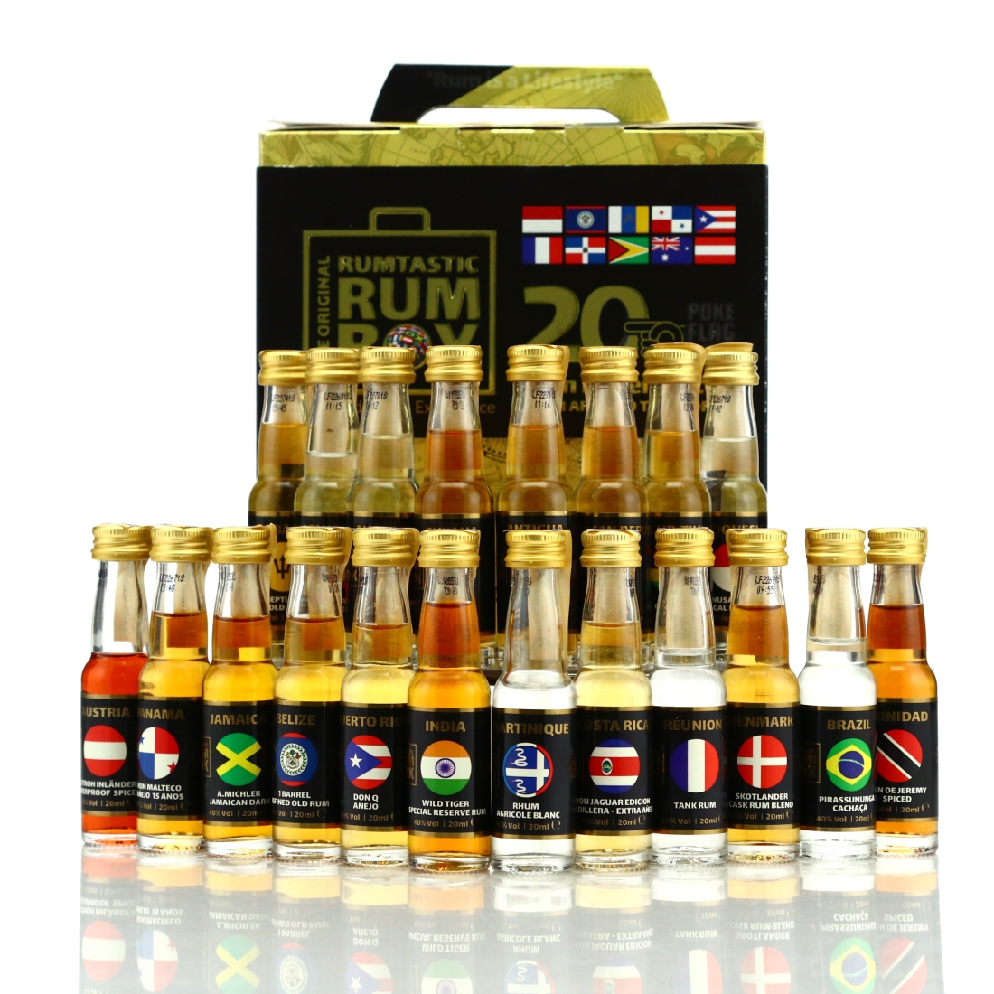 The Original Rumtastic Rum Box Miniature x 20