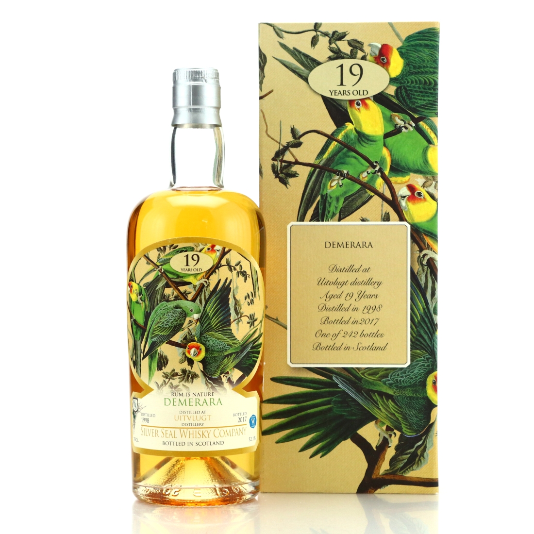 Uitvlugt 1998 Silver Seal 19 Year Old / Rum is Nature
