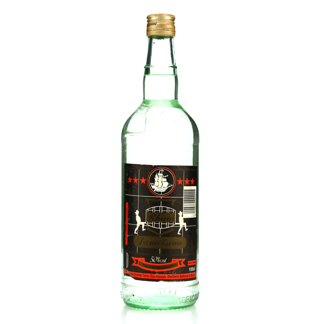 Damoiseau Rhum Blanc 1980s-90s 1 Litre 