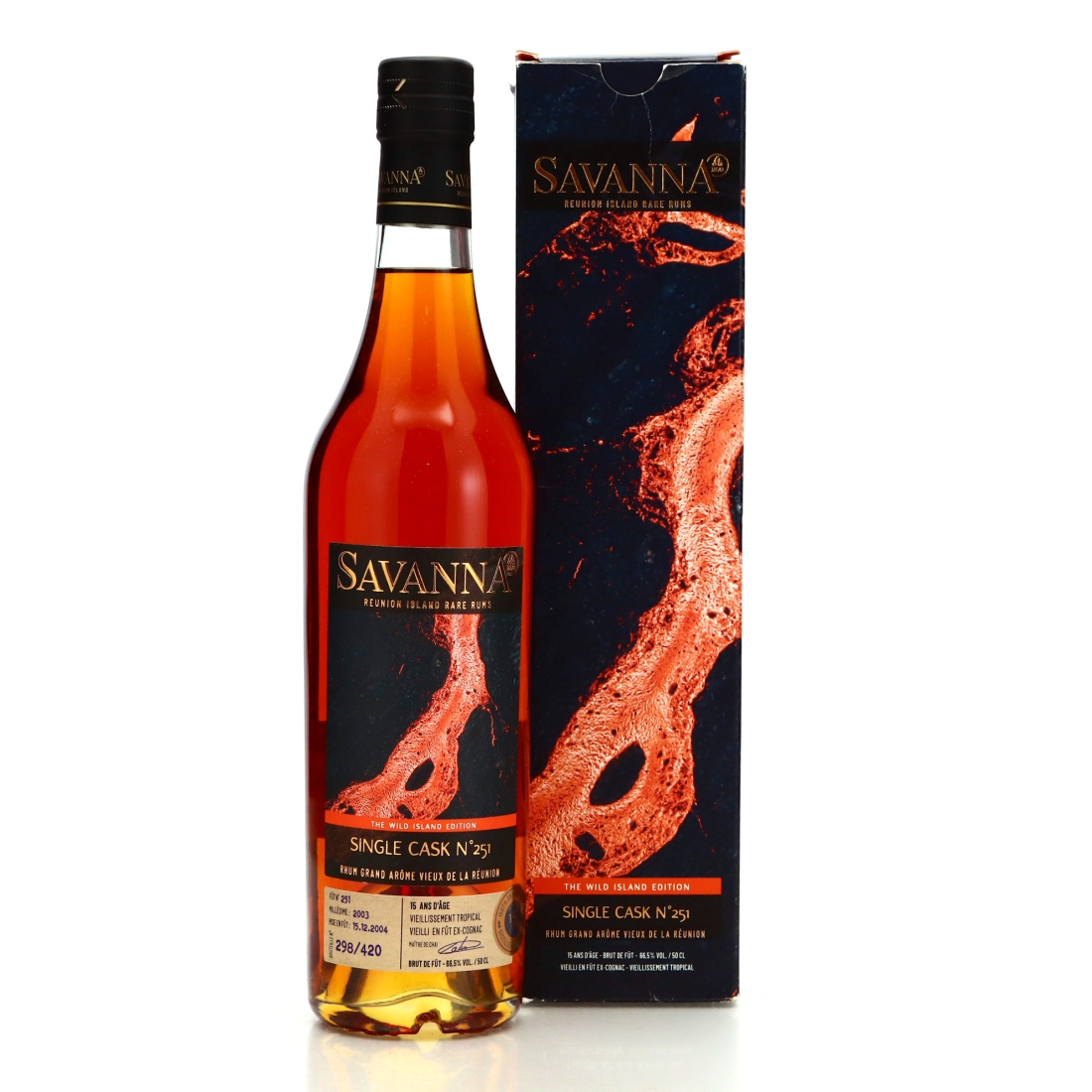 Savanna Grand Arome 2003 Single Cognac Cask 15 Year Old #251 50cl
