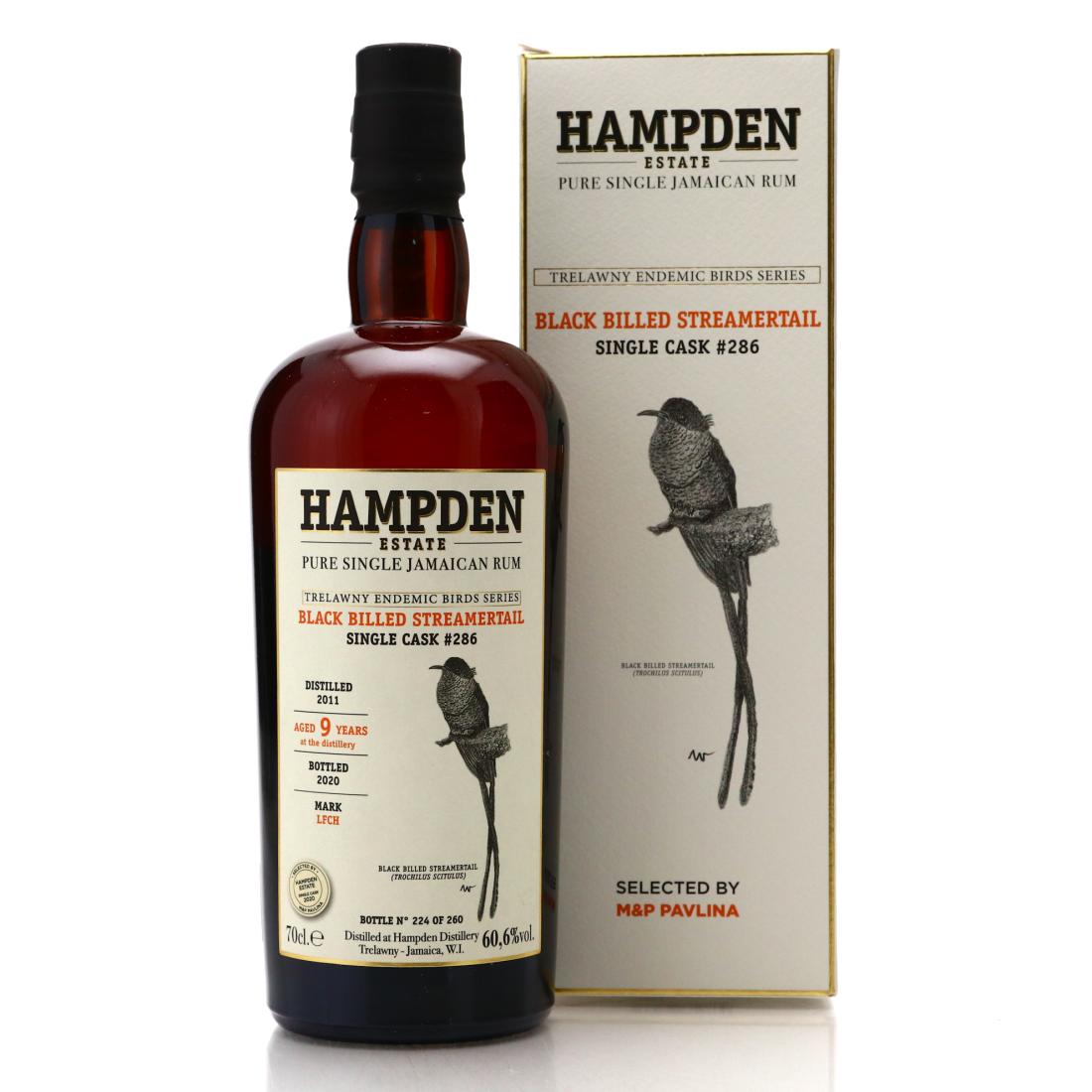 Image for Hampden LFCH 2011 Single Cask 9 Year Old #286 - Trelawny Endemic Birds 