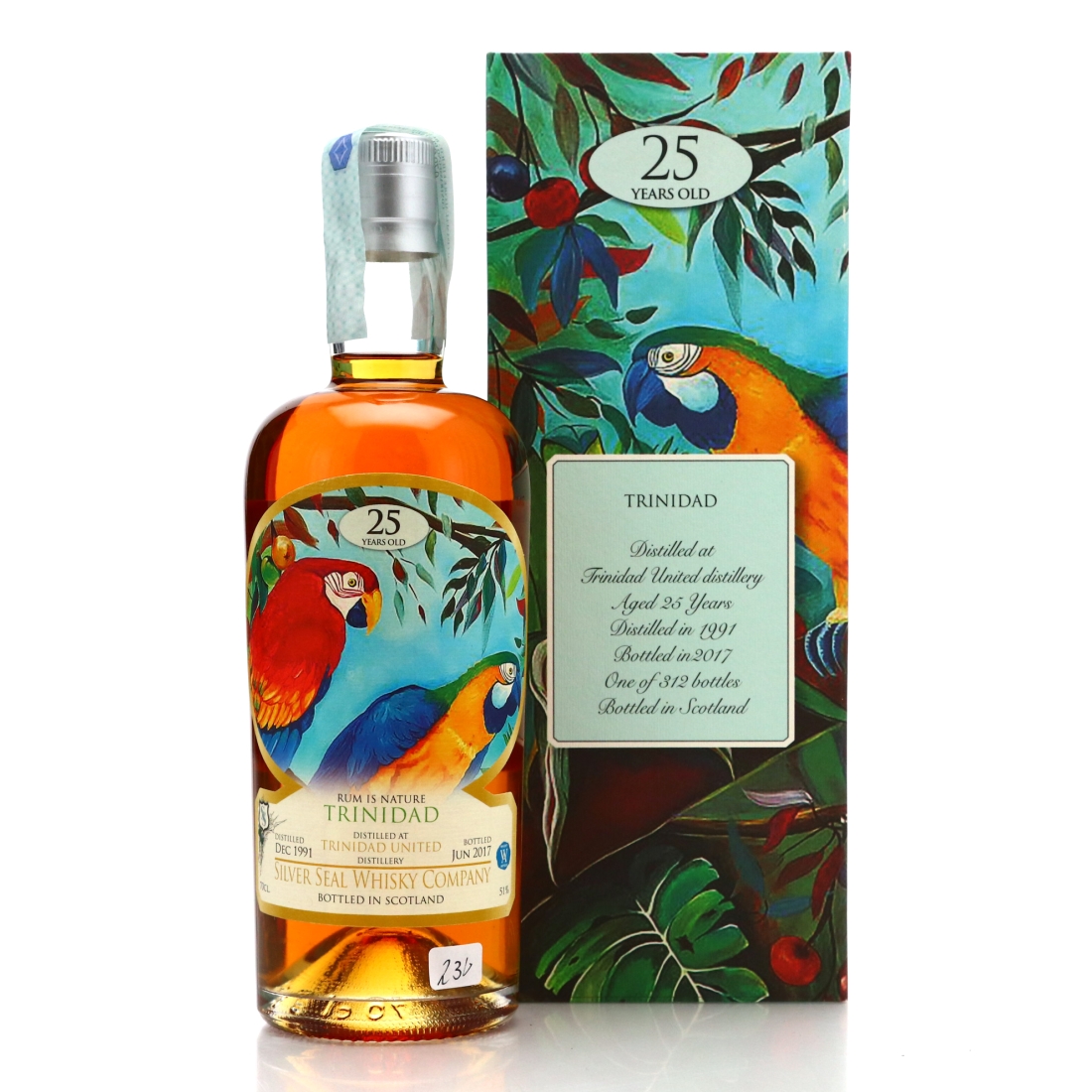 Trinidad Distillers 'Trinidad United' 1991 Silver Seal 25 Year Old