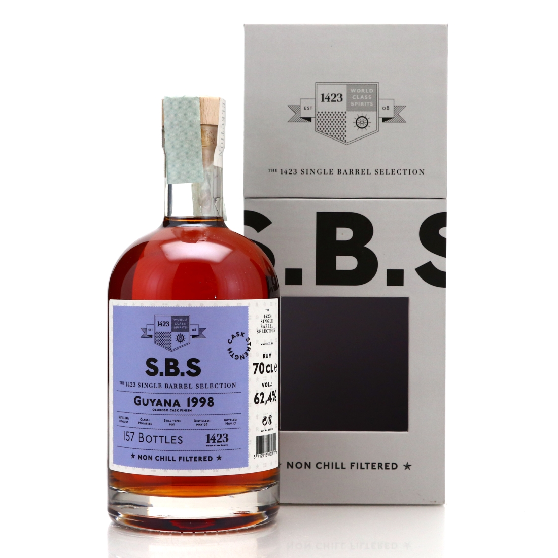 Uitvlugt Pot Still 1998 The 1423 SBS Oloroso Finish