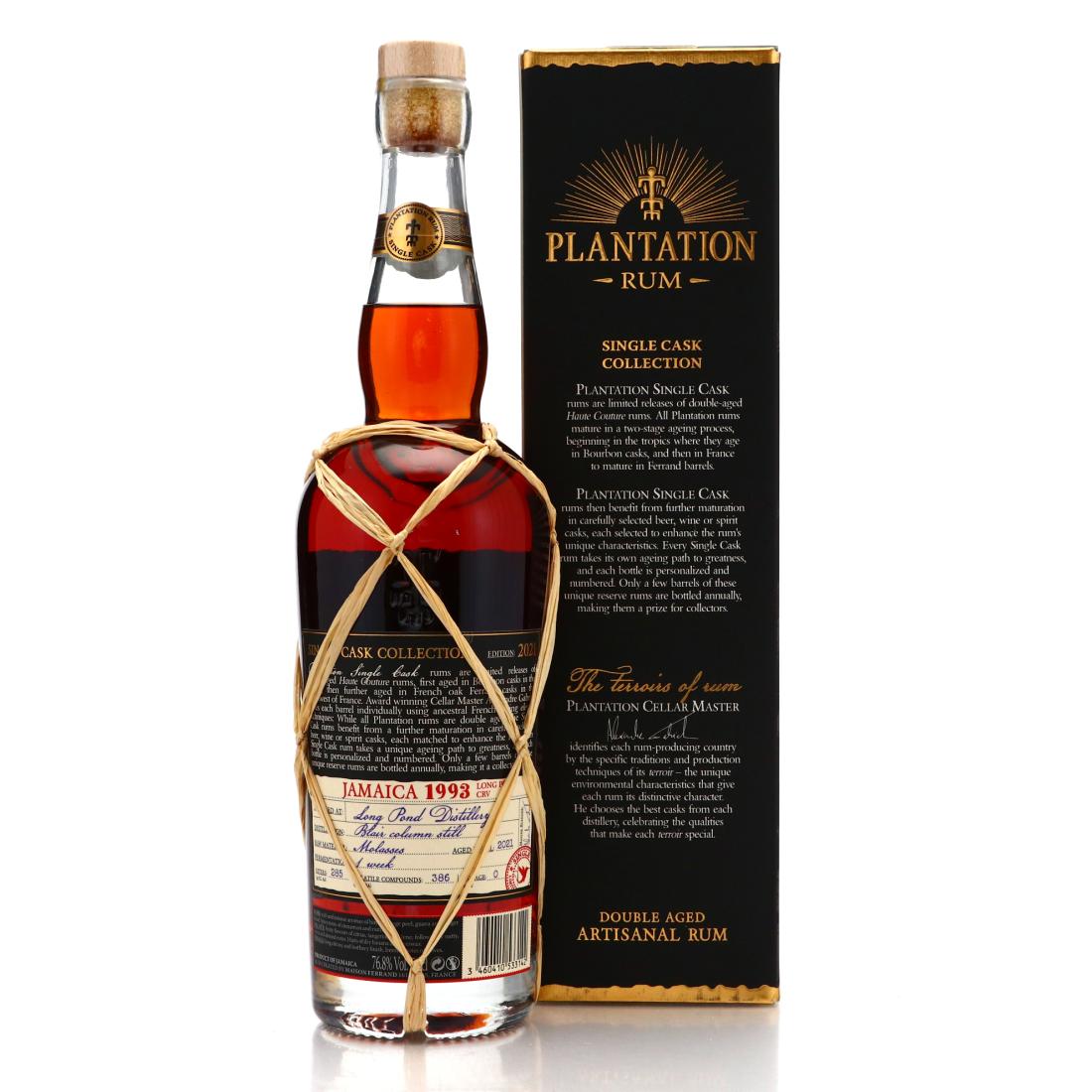 Image for Long Pond CRV 1993 Plantation Single Cask 27 Year Old 15th Anniversary