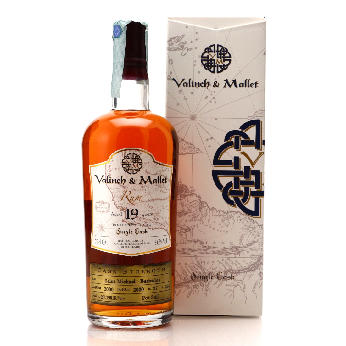 Mount Gay 'Saint Michael' 2000 Valinch and Mallet 19 Year Old