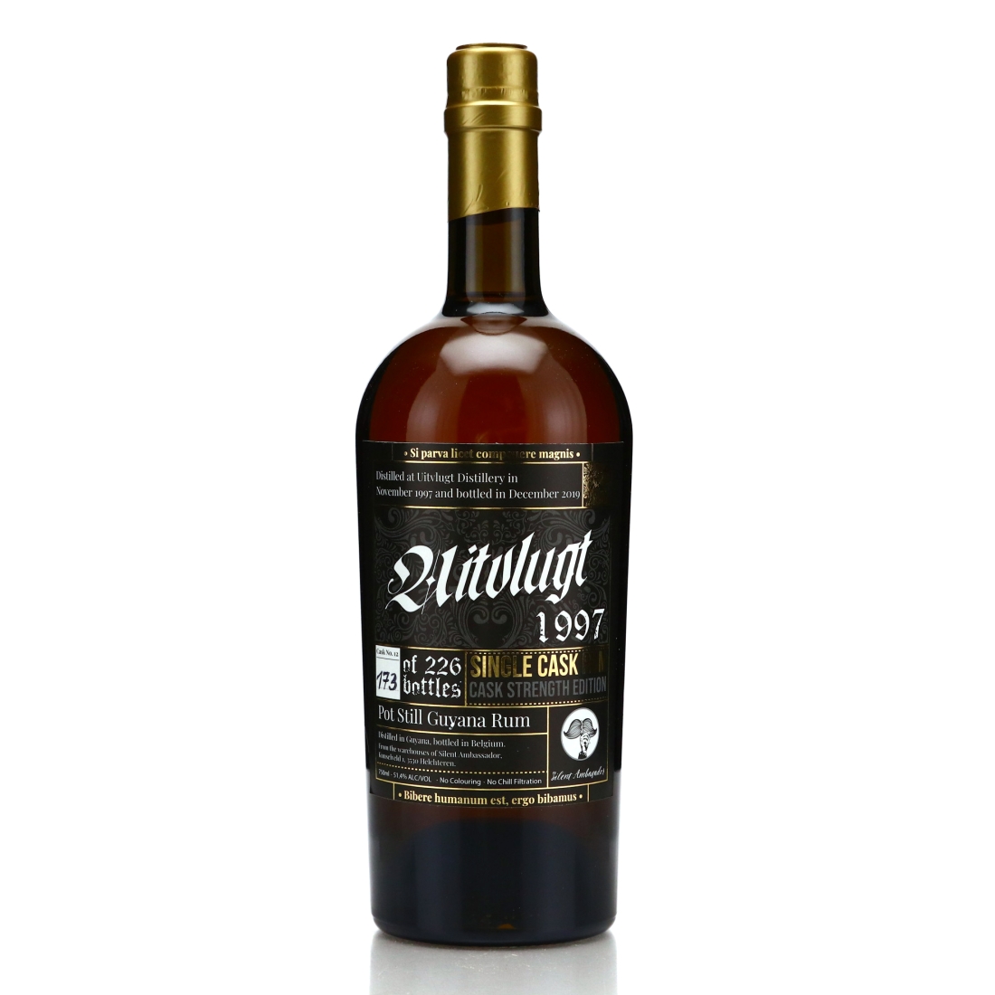 Uitvlugt Pot Still 1997 Silent Ambassador 22 Year Old 75cl