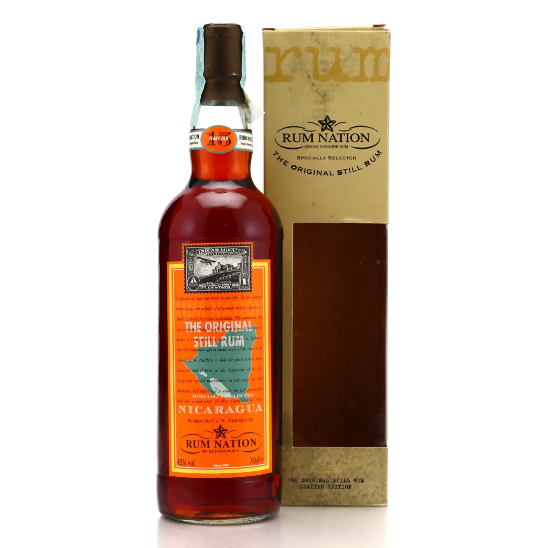 CLDN 15 Year Old Rum Nation Original Still