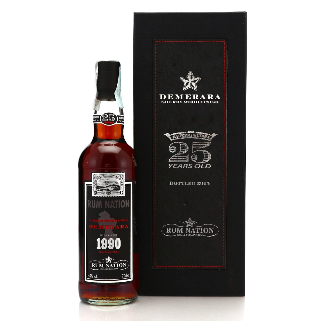 Image for Demerara Rum 1990 Rum Nation 25 Year Old