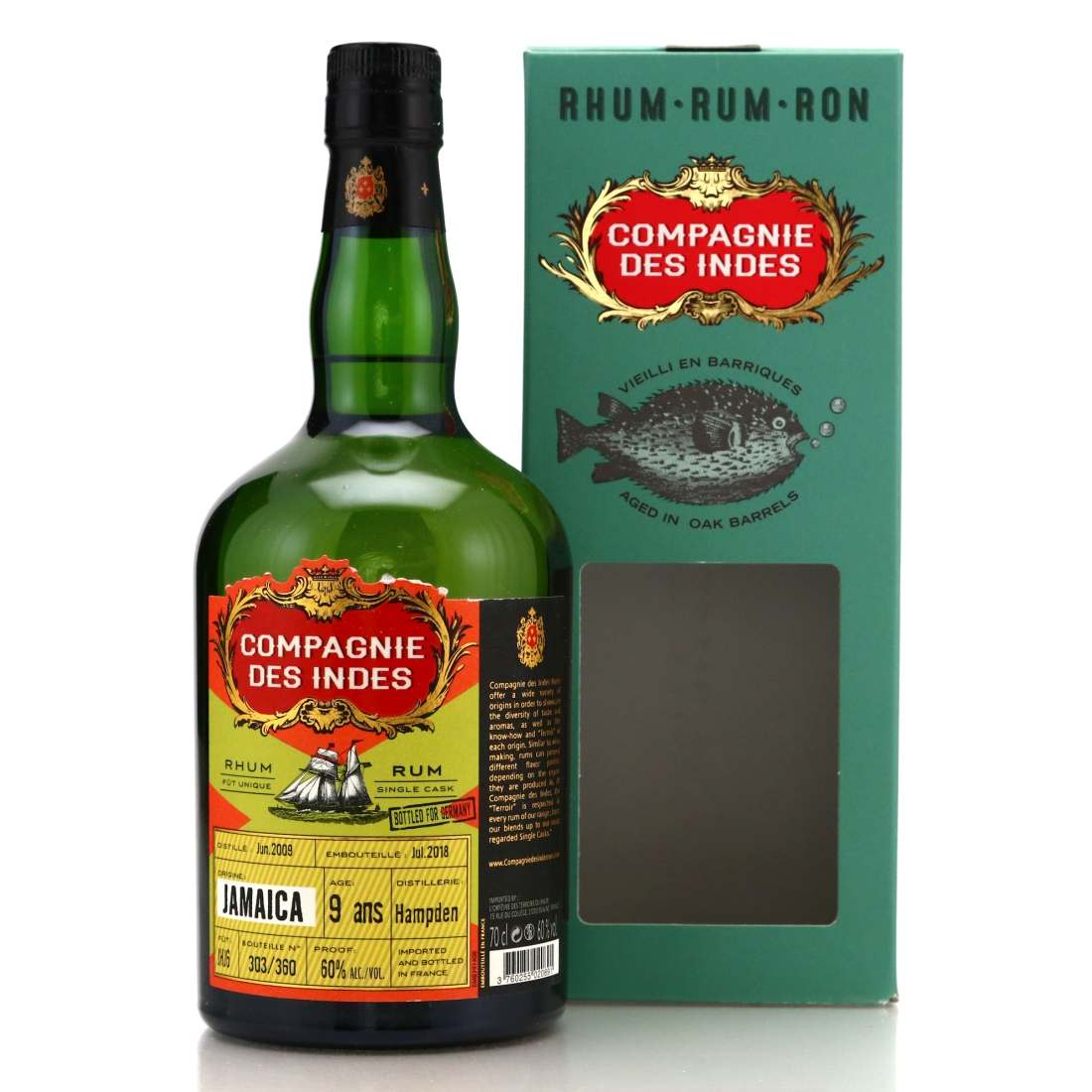 Hampden 2009 Compagnie des Indes 9 Year Old / Germany