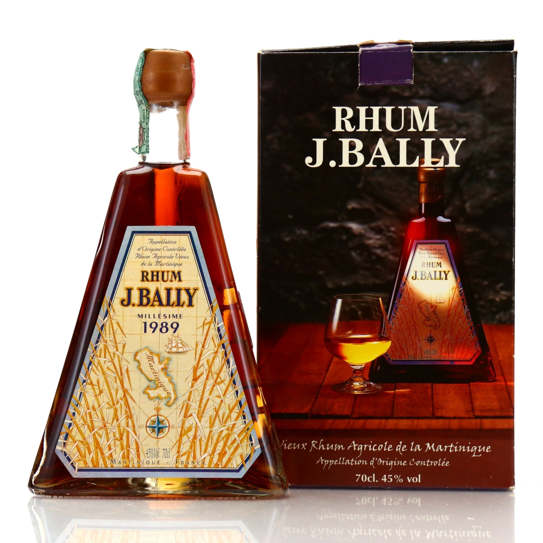 J. Bally 1989 Rhum Vieux Pyramide