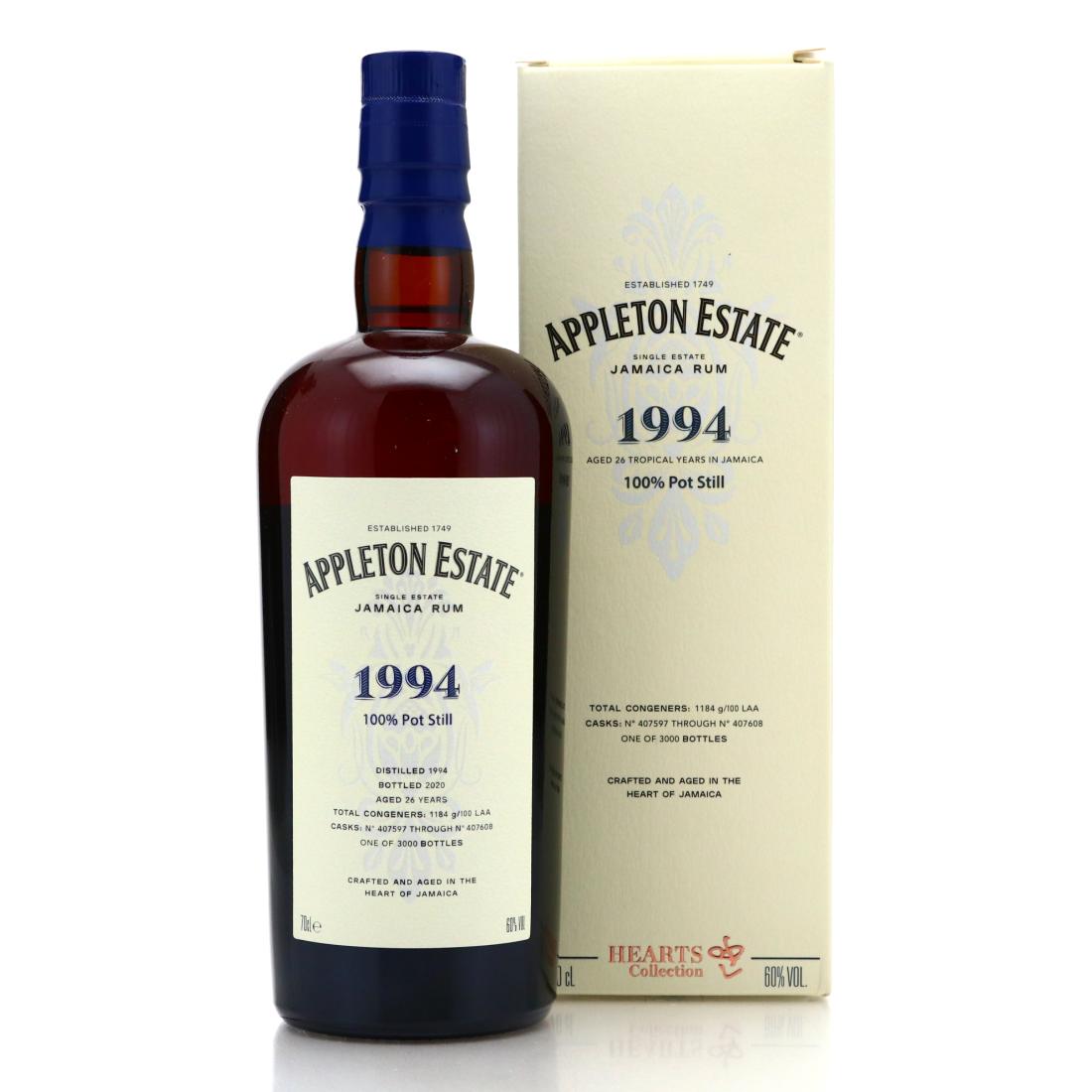 Image for Appleton Estate 1994 Hearts Collection 26 Year Old