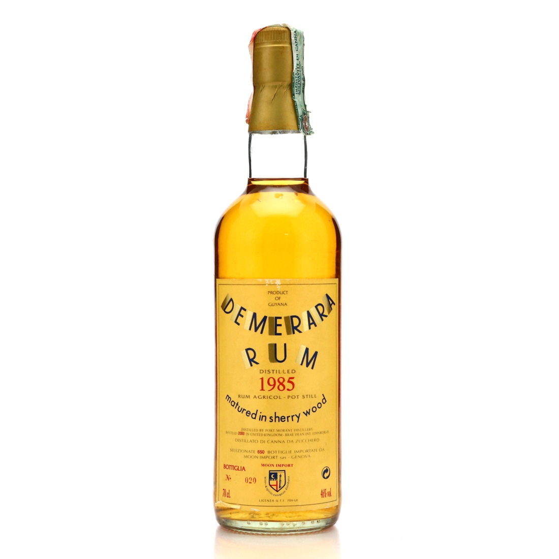 Port Mourant 1985 Moon Import Sherry Wood