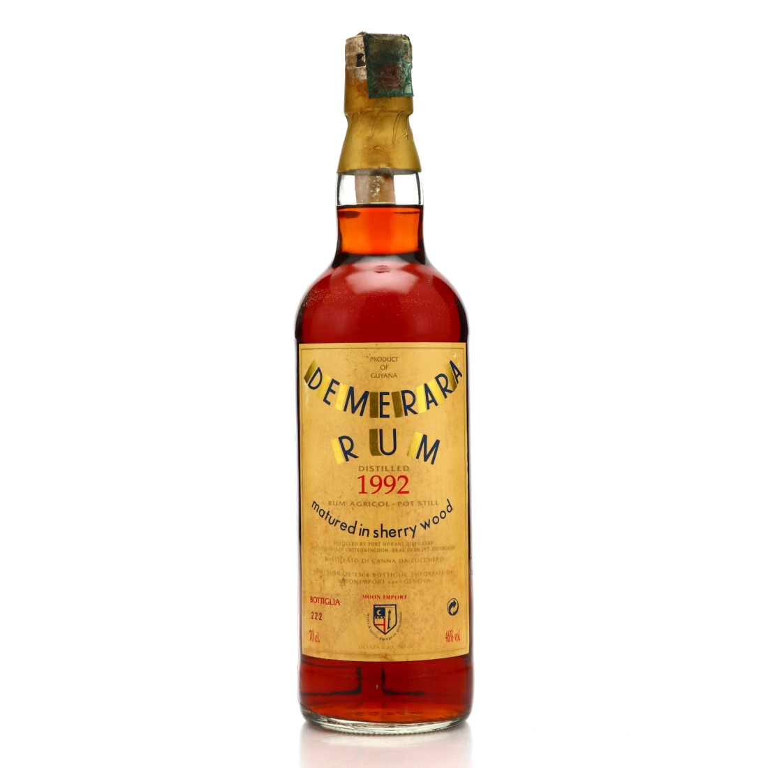 Port Mourant 1992 Moon Import Sherry Wood