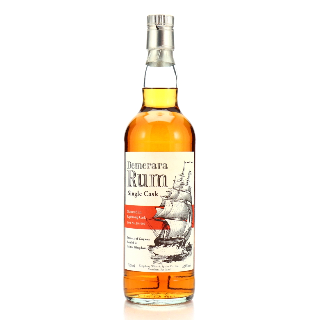 Demerara Rum Kingsbury Laphroaig Cask Lot No.19/002