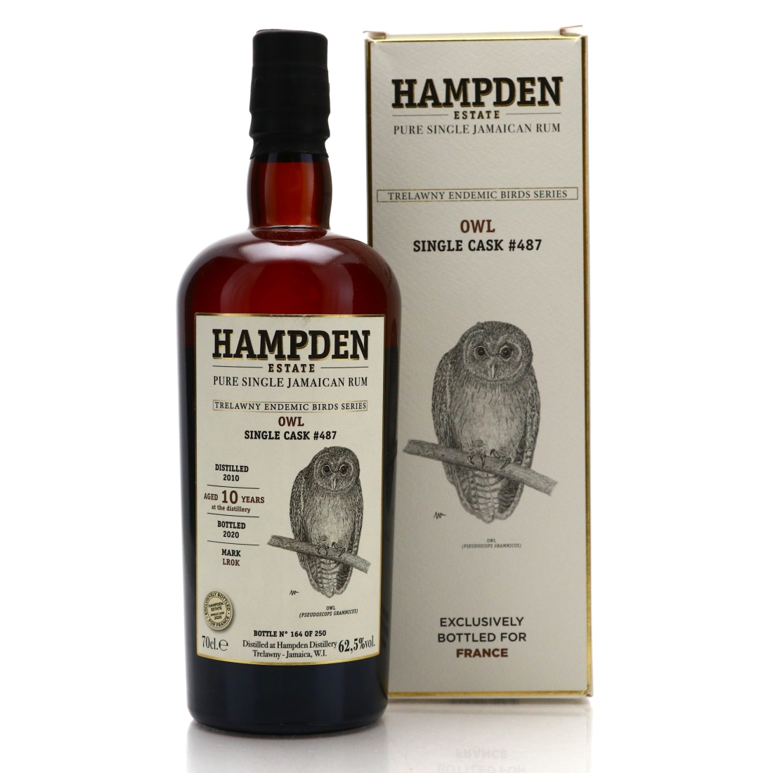 Hampden LROK 2010 Single Cask 10 Year Old #487 / Trelawny Endemic Birds