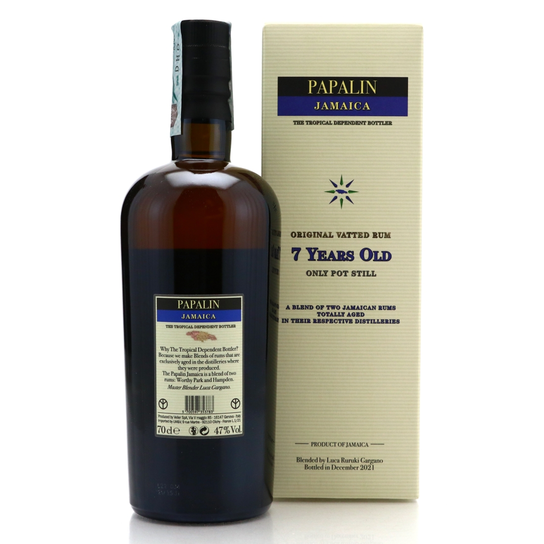 Image for Papalin 7 Year Old Velier Original Vatted Rum -
