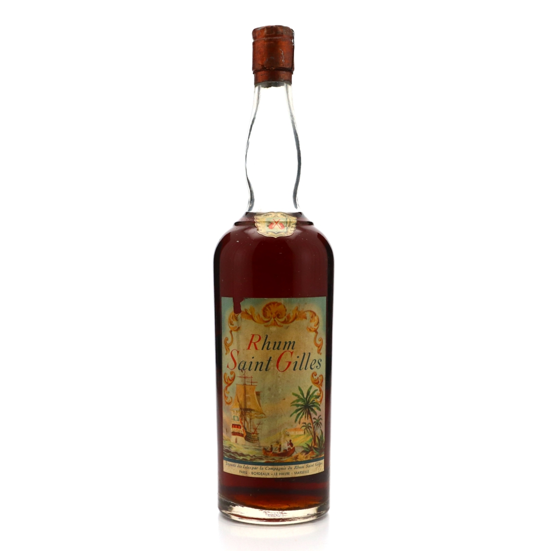 St Gilles Rhum 1 Litre 1940s