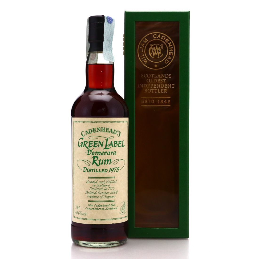 Image for Cadenhead's Green Label 1975 Demerara Rum